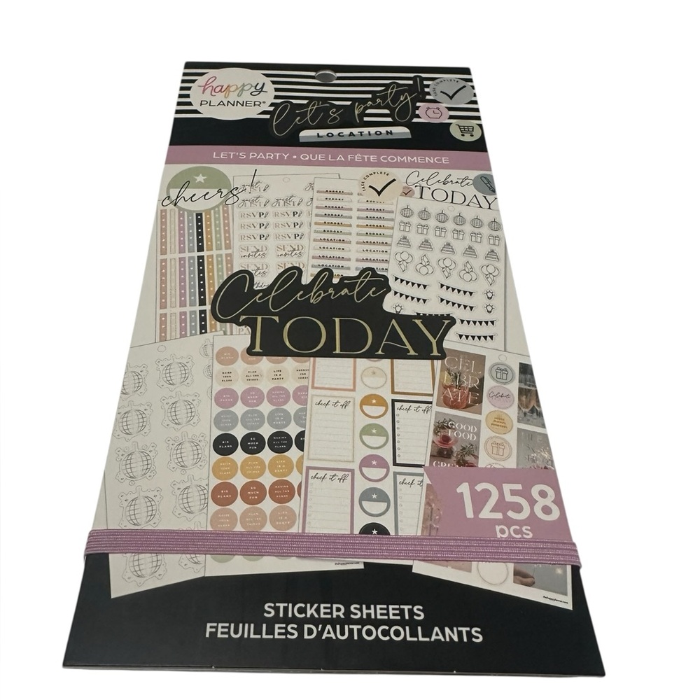 The Happy Planner Let’s Party Neutral Sticker Book